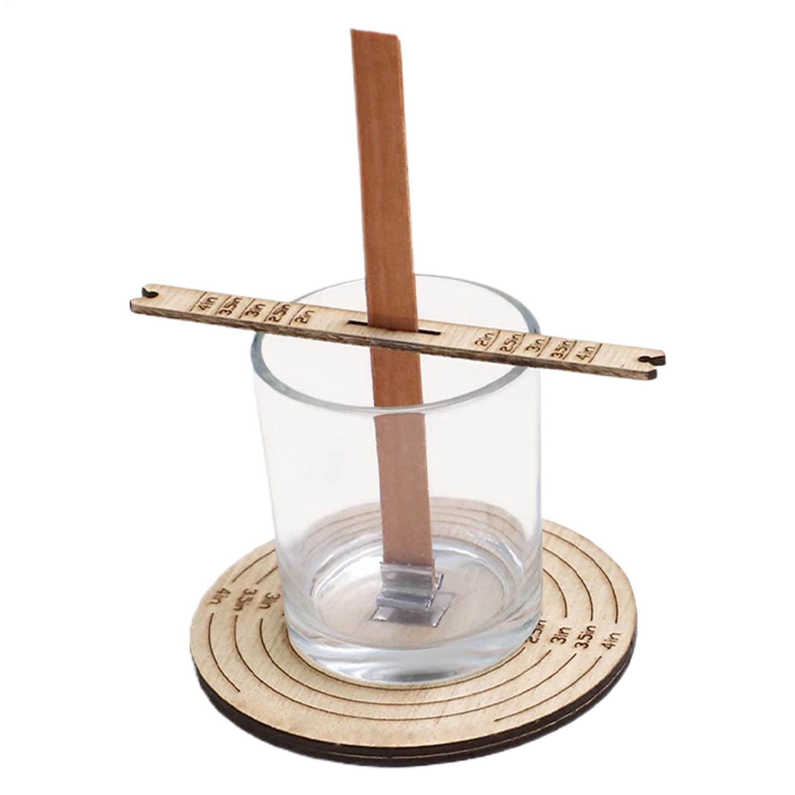 Candle Making Homewood - Dochtstabilisator Kerzenherstellungswerkzeug 2 Stück/Set Holz-Bastelausrüstung Universelles