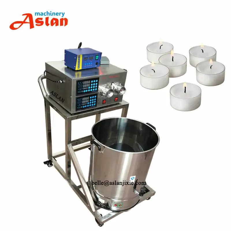 Candle Making Machine - Sojawachs-Kerzenfüllmaschine Teelicht-Wachsherstellungsmaschine Paraffin-Duftwachs-Abfüllmaschine