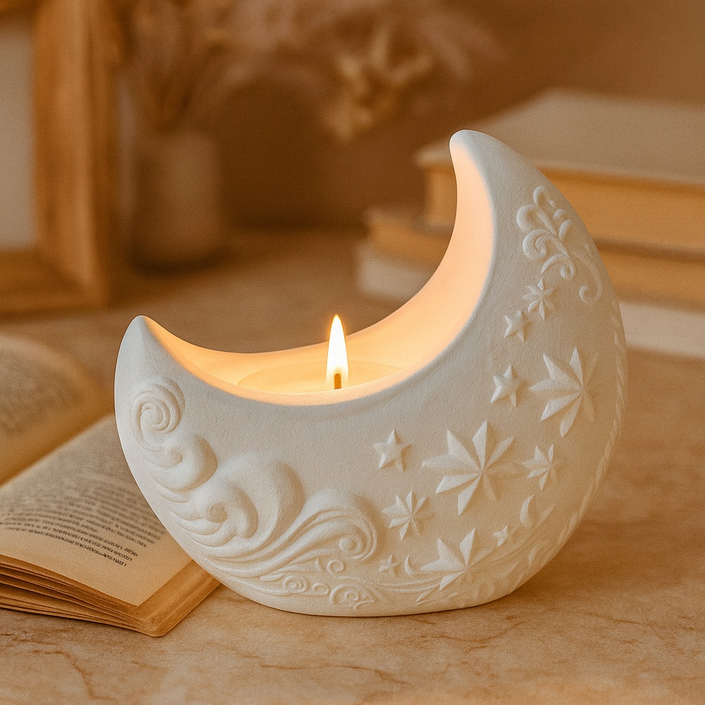 3D Relief Mond Gips-Harzform D – Candle Making Process Bewertung und Preis