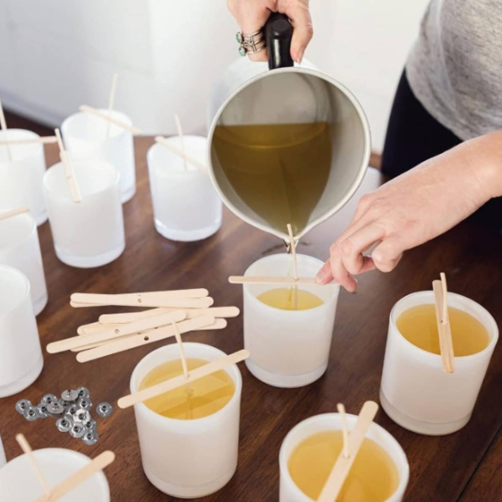 Dochthalter mit Klebepunkten,  – Candle Making Homewood Bewertung und Preis