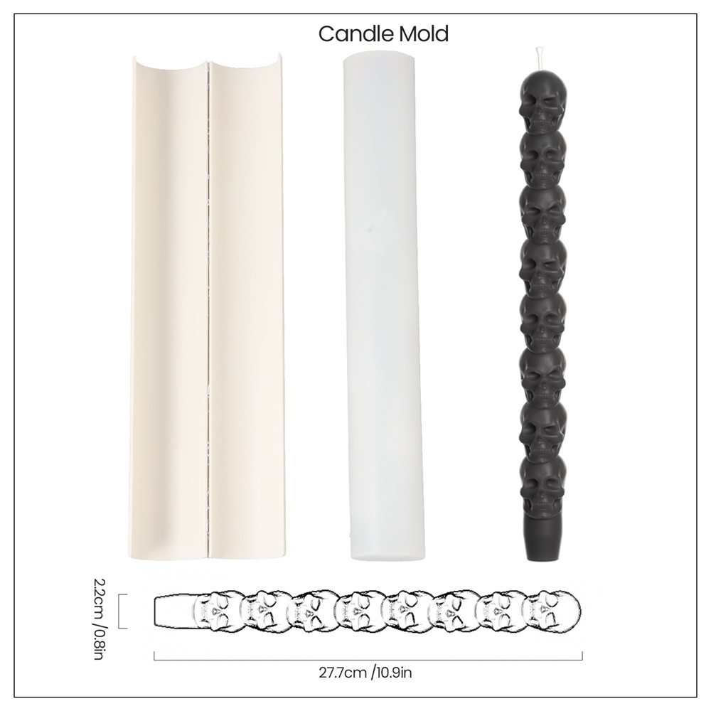 Gruselige Stapel Schädel Silik – Candle X Bewertung und Preis