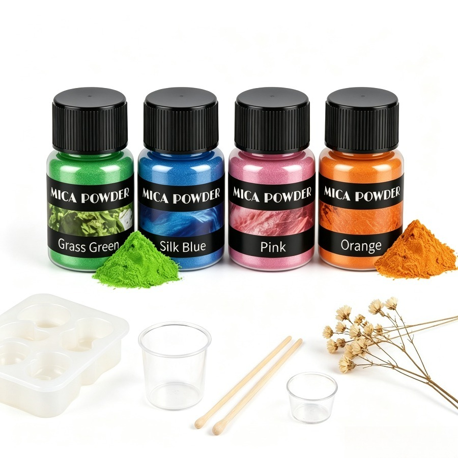 4/6/24-Farben-Metallglitterpig – Candle Making Process Bewertung und Preis