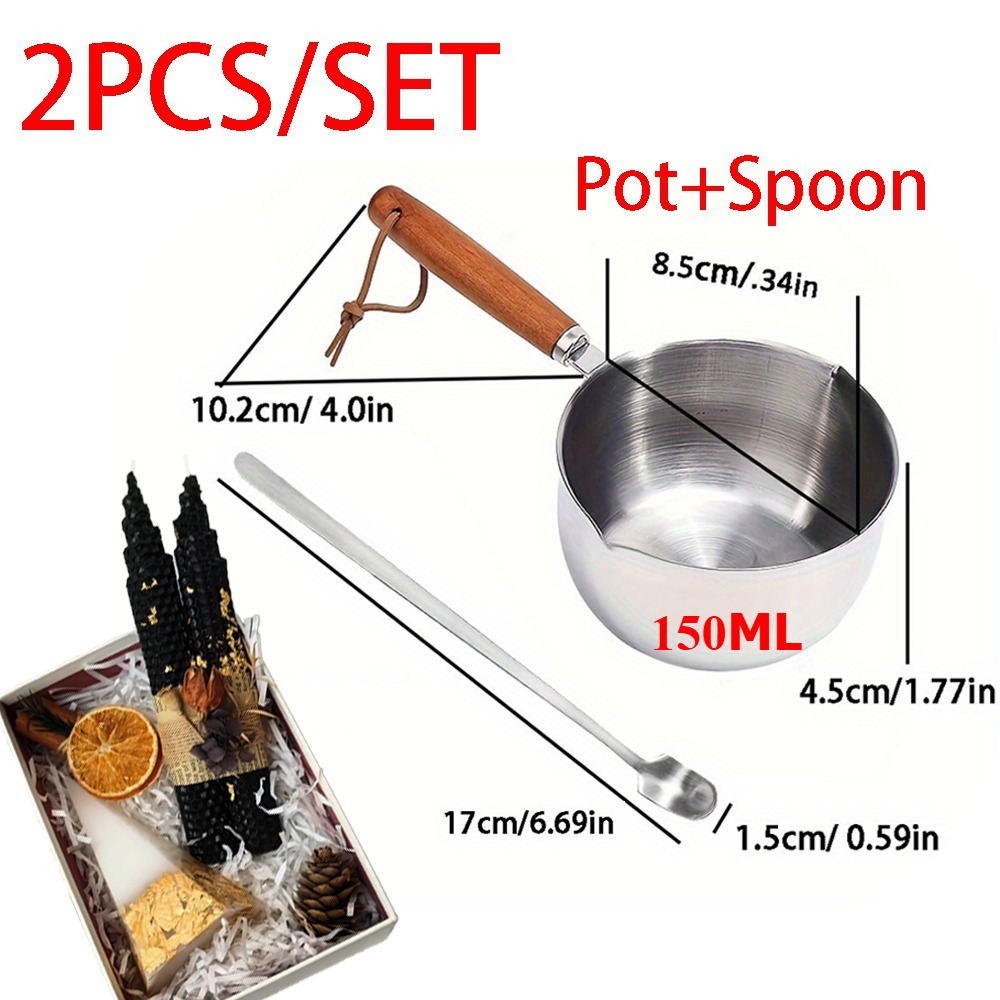 2-teiliges Set: Wachsschmelzto – Candle Making Homewood Bewertung und Preis