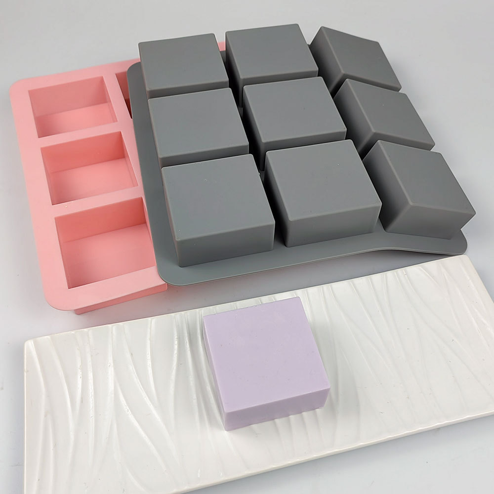 9-Loch-Quadrat-Silikon-Seifenf – Candle Making Process Bewertung und Preis